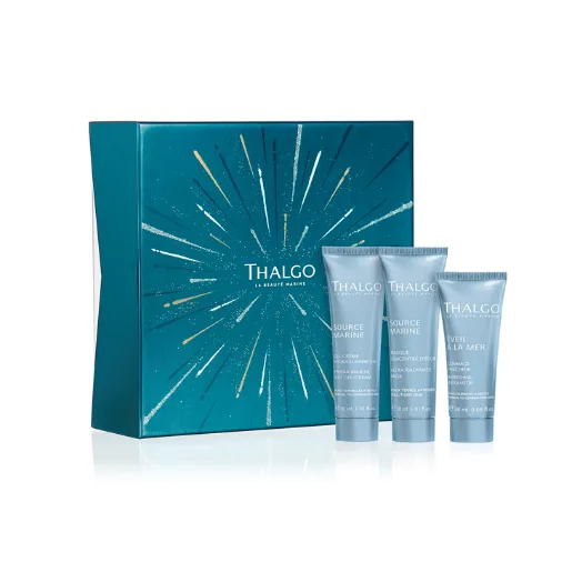 Thalgo Source Marine skincare gift set with tubes and box